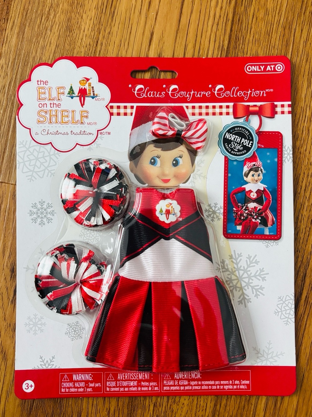 *NEW* THE ELF ON THE SHELF Couture Cheerleading Red & Black Costume ❤️🖤
